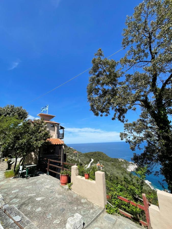 Double Studio Room In Mylopotamos With Beautifull View Tsagkarada Exterior foto
